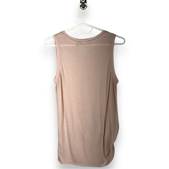 Athleta Threadlight Ruched Side Twist Tank, Ballerina Gown Pink, Size Small - Picture 10 of 10